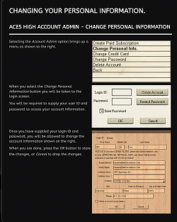 Account Management - Password, Credit Card, Personal Info.
